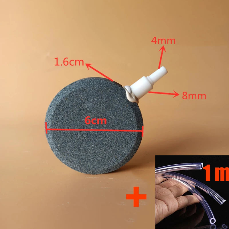 NEW 40/60/80Mm Bubble Stone Aerator for Aquarium Fish Tank Pump Hydroponic Oxygen Plate Mini Air Pump Accessories