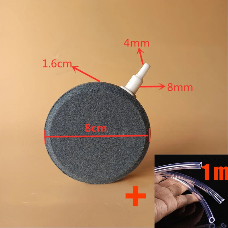 NEW 40/60/80Mm Bubble Stone Aerator for Aquarium Fish Tank Pump Hydroponic Oxygen Plate Mini Air Pump Accessories