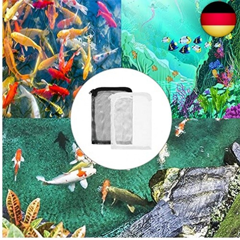 20 Stück Aquarium Filterbeutel, Filtersack, Nylon Medien Mesh Aquarium