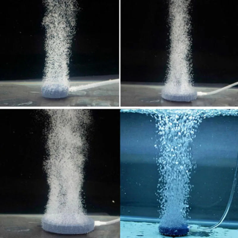 NEW 40/60/80Mm Bubble Stone Aerator for Aquarium Fish Tank Pump Hydroponic Oxygen Plate Mini Air Pump Accessories